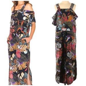 Pepaloves Black Safari Animal Jungle Jumpsuit